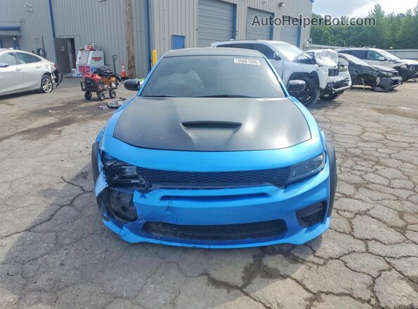 2C3CDXGJ7PH671054 2023 DODGE CHARGER Синий Вид спереди