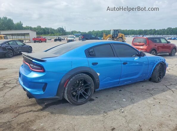 2C3CDXGJ7PH671054 2023 DODGE CHARGER Синий Задняя правая четверть