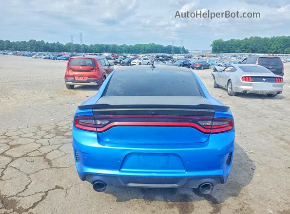2C3CDXGJ7PH671054 2023 DODGE CHARGER Синий Вид сзади
