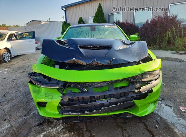 2C3CDXGJ8HH606327 2017 DODGE CHARGER Green Front view