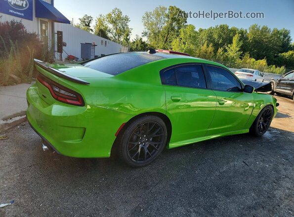 2C3CDXGJ8HH606327 2017 DODGE CHARGER Green Rear right