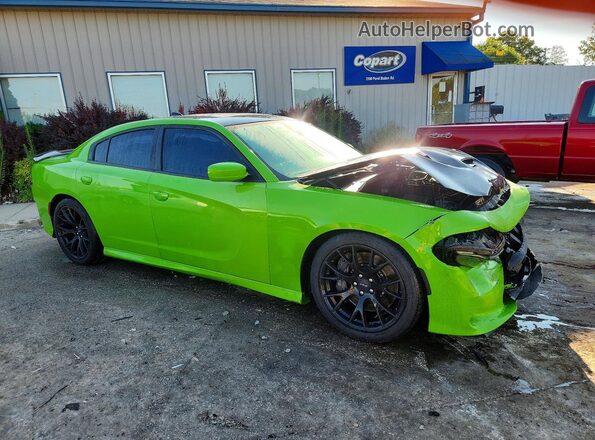 2C3CDXGJ8HH606327 2017 DODGE CHARGER Green Front right