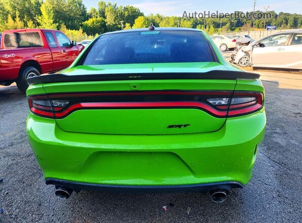 2C3CDXGJ8HH606327 2017 DODGE CHARGER Green Rear view