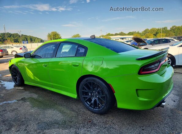 2C3CDXGJ8HH606327 2017 DODGE CHARGER Green Rear left