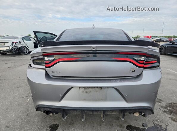2C3CDXGJ8JH163618 2018 DODGE CHARGER Gray Vista trasera