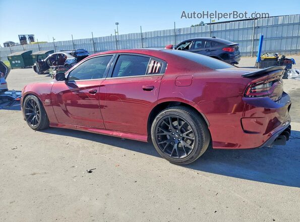 2C3CDXGJ8JH210663 2018 DODGE CHARGER Red Trasero izquierdo