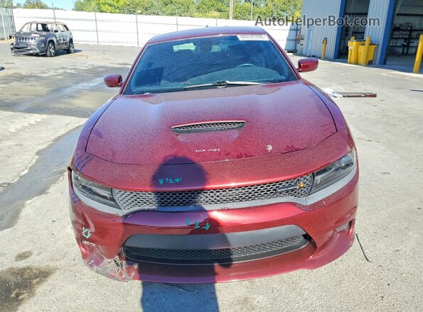 2C3CDXGJ8JH210663 2018 DODGE CHARGER Red Vista frontal