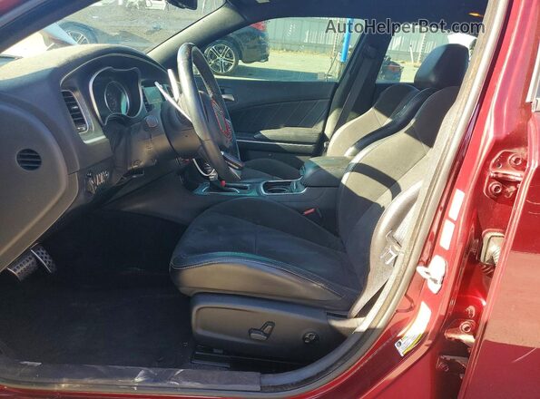 2C3CDXGJ8JH210663 2018 DODGE CHARGER Red Vista interior delantera