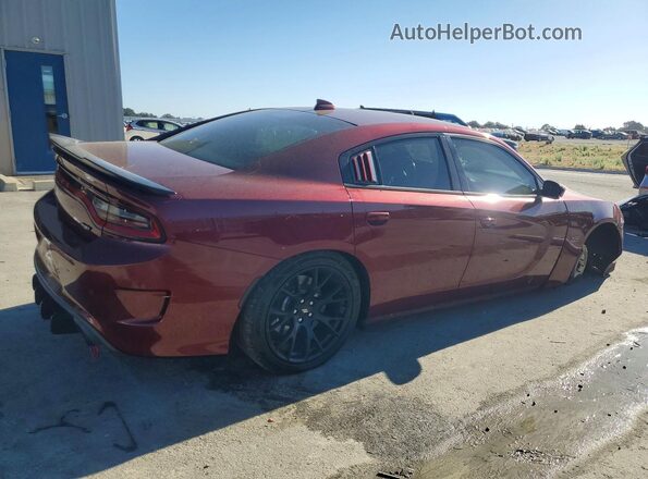 2C3CDXGJ8JH210663 2018 DODGE CHARGER Red Trasero derecho