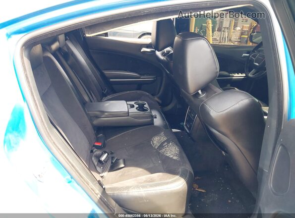 2C3CDXGJ8JH299070 2018 DODGE CHARGER Blue Вид наклейки з VIN-кодом