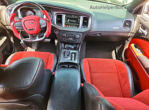 2C3CDXGJ8KH530888 2019 DODGE CHARGER Серый Вид панели приборов