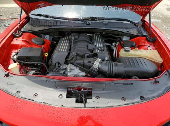 2C3CDXGJ8KH609087 2019 DODGE CHARGER Red Вид задньої частини салону