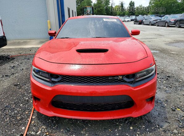 2C3CDXGJ8KH609087 2019 DODGE CHARGER Red Вид спереду