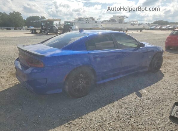 2C3CDXGJ8KH625872 2019 DODGE CHARGER Blue Հետևի աջ