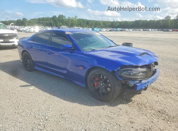 2C3CDXGJ8KH625872 2019 DODGE CHARGER Blue Առջևի աջ