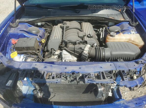 2C3CDXGJ8KH625872 2019 DODGE CHARGER Blue Սալոնի հետևի տեսք