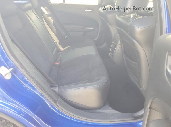 2C3CDXGJ8KH625872 2019 DODGE CHARGER Blue Հետևի նստատեղերի տեսք