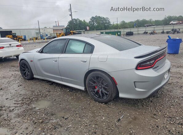 2C3CDXGJ8KH732176 2019 DODGE CHARGER Silver Trasero izquierdo