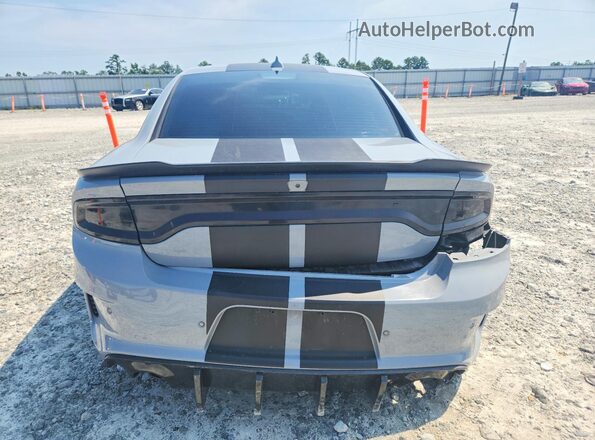 2C3CDXGJ8MH599373 2021 DODGE CHARGER Gray Вид ззаду