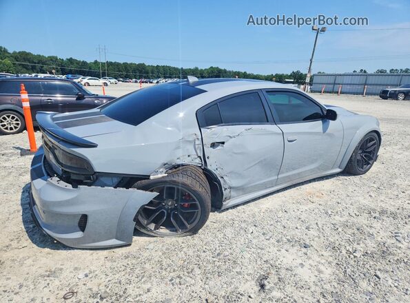 2C3CDXGJ8MH599373 2021 DODGE CHARGER Gray Задня права чверть