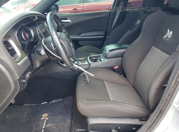 2C3CDXGJ8MH599373 2021 DODGE CHARGER Gray Вид салону спереду
