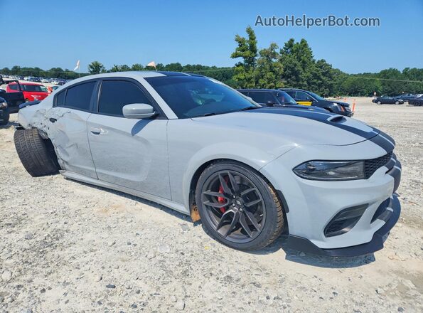 2C3CDXGJ8MH599373 2021 DODGE CHARGER Gray Передня права чверть