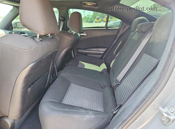 2C3CDXGJ8MH599373 2021 DODGE CHARGER Gray Вид задніх сидінь