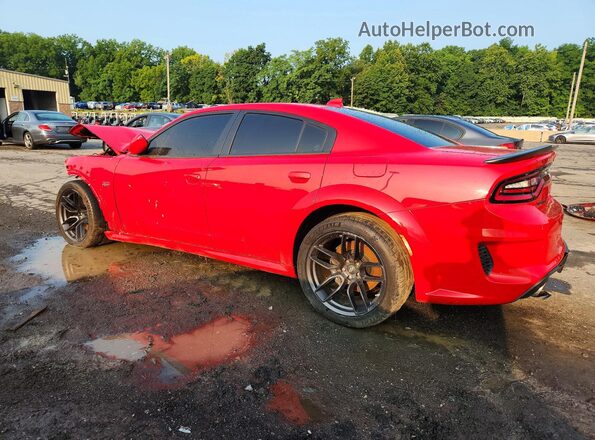 2C3CDXGJ8MH649527 2021 DODGE CHARGER Red Հետևի ձախ