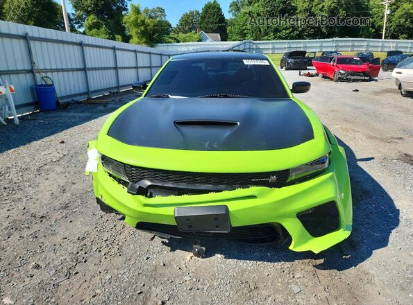 2C3CDXGJ8PH619125 2023 DODGE CHARGER Green Вид спереду