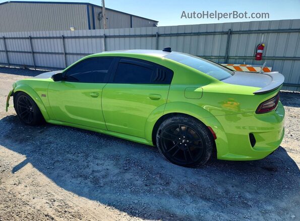 2C3CDXGJ8PH619125 2023 DODGE CHARGER Green Задня ліва чверть