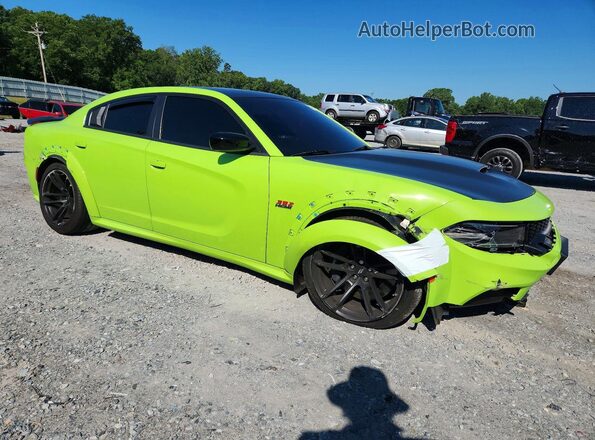 2C3CDXGJ8PH619125 2023 DODGE CHARGER Green Передня права чверть