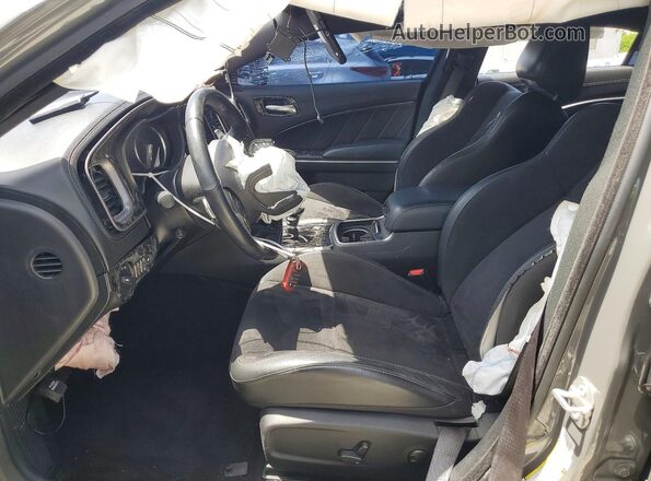 2C3CDXGJ8PH684881 2023 DODGE CHARGER Серый Вид салона спереди