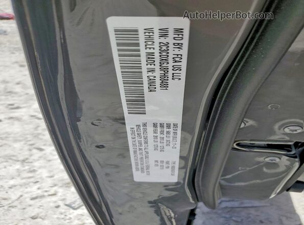 2C3CDXGJ8PH684881 2023 DODGE CHARGER Серый Вид наклейки с VIN-кодом