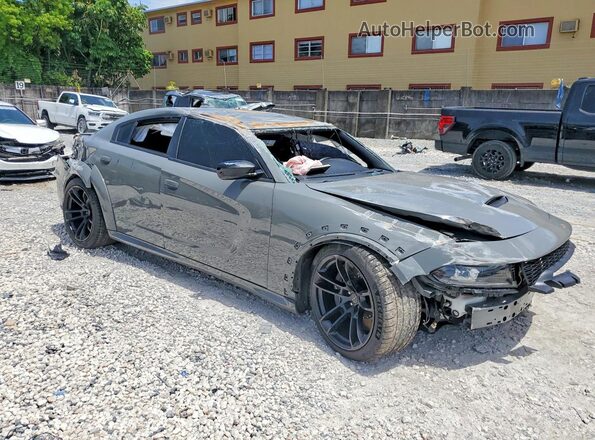 2C3CDXGJ8PH684881 2023 DODGE CHARGER Серый Передняя правая четверть