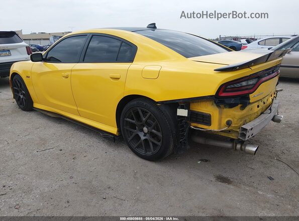 2C3CDXGJ9HH532576 2017 DODGE CHARGER Yellow Rear left