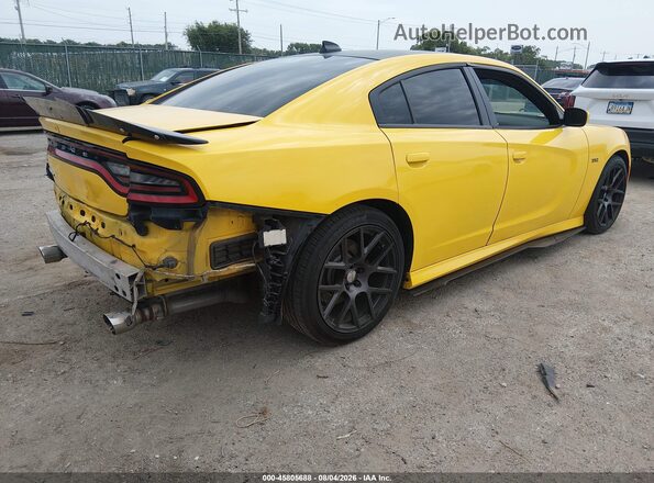 2C3CDXGJ9HH532576 2017 DODGE CHARGER Yellow Rear right
