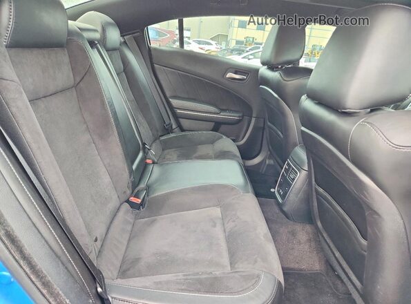 2C3CDXGJ9JH283105 2018 DODGE CHARGER Blue Հետևի նստատեղերի տեսք