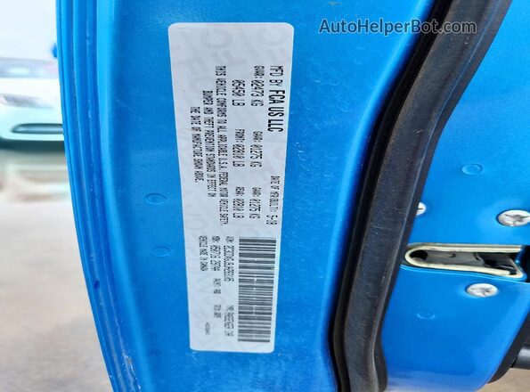 2C3CDXGJ9JH283105 2018 DODGE CHARGER Blue Շարժիչի բաժամունքի տեսք