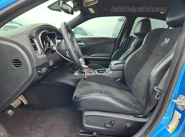 2C3CDXGJ9JH283105 2018 DODGE CHARGER Blue Սալոնի դիմացի տեսք