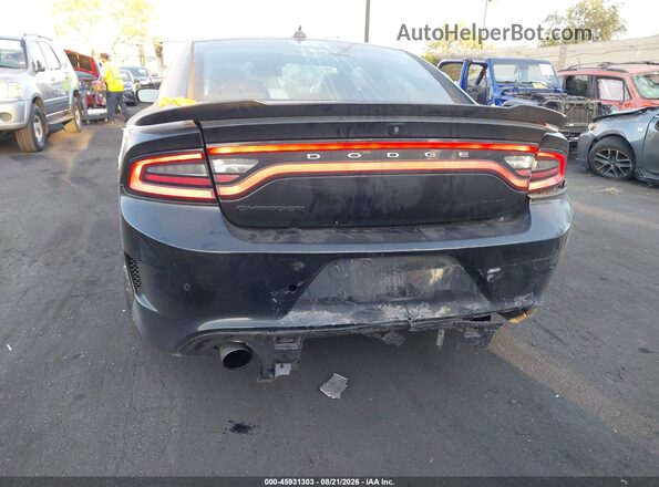 2C3CDXGJ9JH313512 2018 DODGE CHARGER Black წინა ხედი