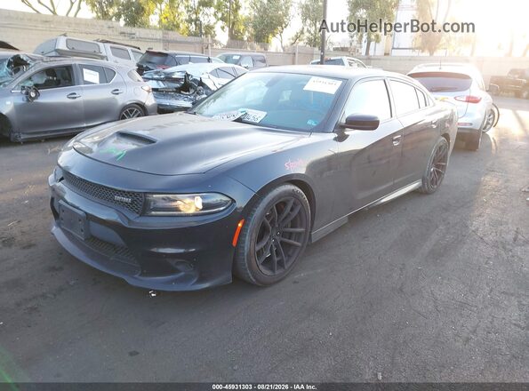 2C3CDXGJ9JH313512 2018 DODGE CHARGER Black წინა მარცხენა ხედი სამი მეოთხედიდან