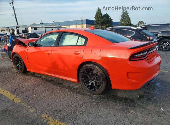 2C3CDXGJ9KH646679 2019 DODGE CHARGER Оранжевый Задняя левая четверть