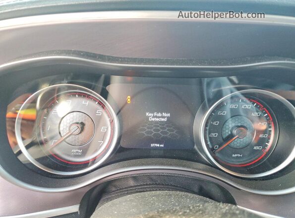 2C3CDXGJ9KH646679 2019 DODGE CHARGER Оранжевый Вид щитка приборов