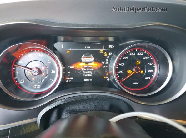 2C3CDXGJ9LH166479 2020 DODGE CHARGER Red Vista del cuadro de instrumentos