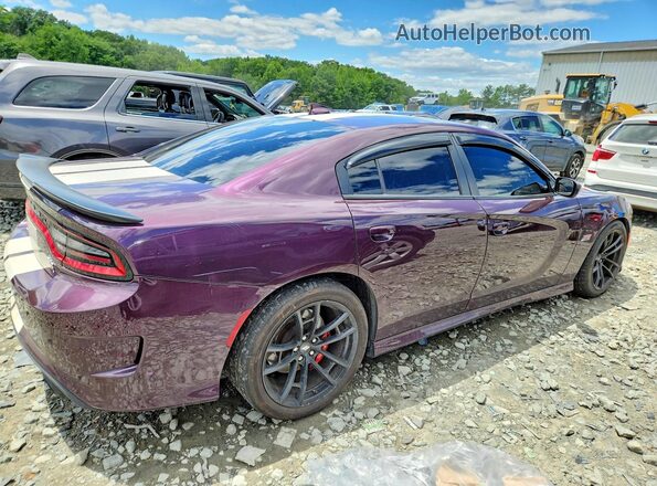 2C3CDXGJ9LH166840 2020 DODGE CHARGER Purple Հետևի աջ
