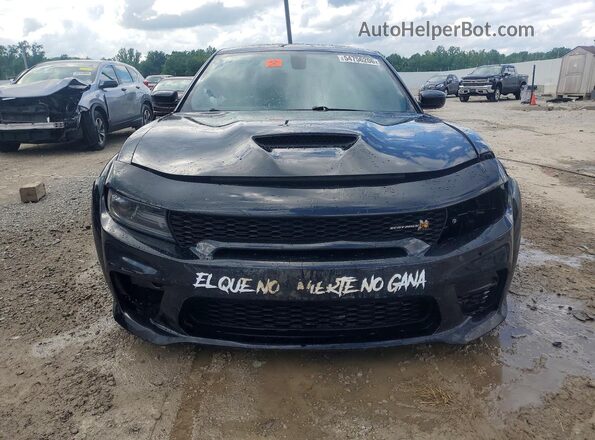 2C3CDXGJ9MH566110 2021 DODGE CHARGER Black Դիմացի տեսք
