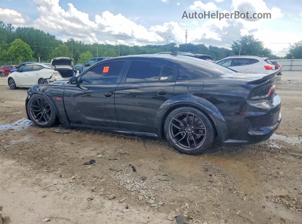 2C3CDXGJ9MH566110 2021 DODGE CHARGER Black Հետևի ձախ