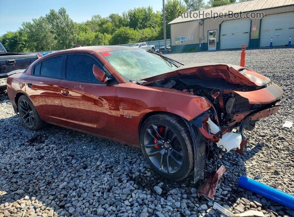 2C3CDXGJ9MH596319 2021 DODGE CHARGER Orange Առջևի աջ