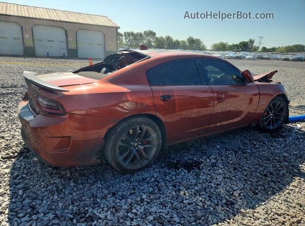 2C3CDXGJ9MH596319 2021 DODGE CHARGER Orange Հետևի աջ