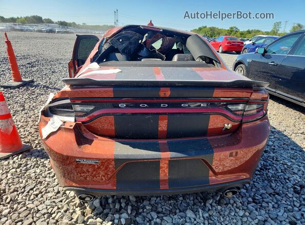 2C3CDXGJ9MH596319 2021 DODGE CHARGER Orange Հետևի տեսք